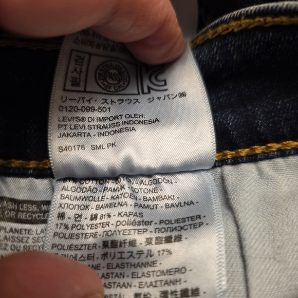 Levi's Men's 511 Straight Blue Jeans Size 36 - Picture 9 of 10